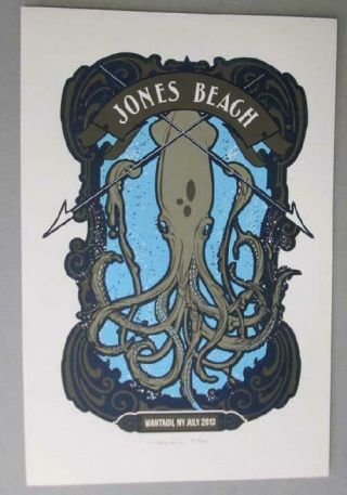 Phish Jones Beach 2013 Boyer Concert Poster Silkscreen York