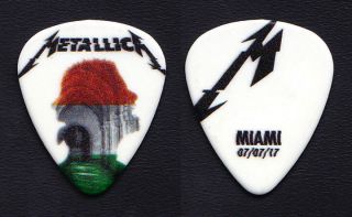 Metallica James Hetfield Miami 7/07/17 Guitar Pick - 2017 Worldwired Tour