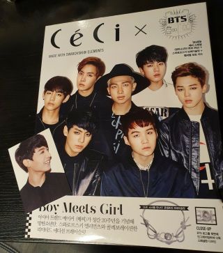Bts X Ceci 20th Anniversary Limited Edition With Jungkook Pc