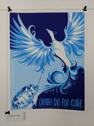 Gig Poster - Death Cab For Cutie - By Todd Slater - Tulsa,  Ok 4/12/2009