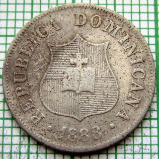 Dominican Republic 1888 A 2 - 1/2 Centavos