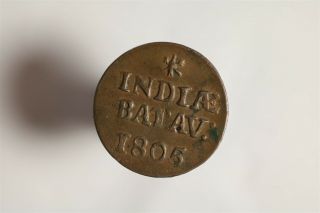 Netherlands Indies Batavian Republic Duit 1805 B34 Z8812