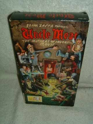 Frank Zappa Uncle Meat Vhs With No D Glasses Insert