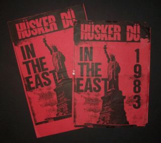 Husker Du Everything Falls Apart Era 1983 In The East Tour Punk Flyer Poster (2)