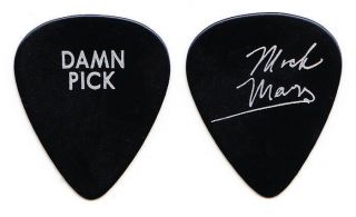 Vintage Motley Crue Mick Mars Signature Damn Pick Black Tour Guitar Pick