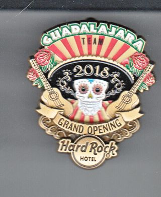 Hard Rock Cafe Pin: Guadalajara Hotel 2018 Grand Opening Team (staff) Le350