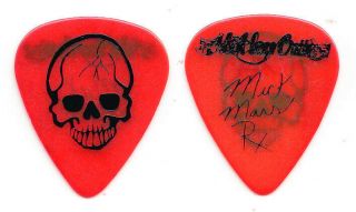 Vintage Motley Crue Mick Mars Signature Red Guitar Pick - 1991 Tour