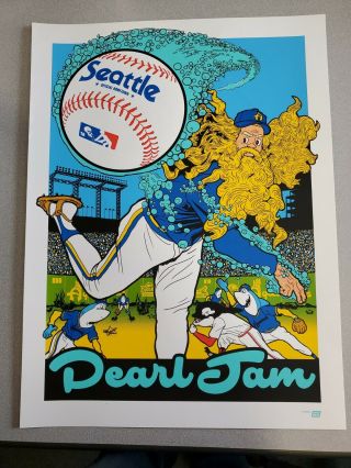 Pearl Jam Poster Home Shows Seattle 2018 Ames Brothers Se