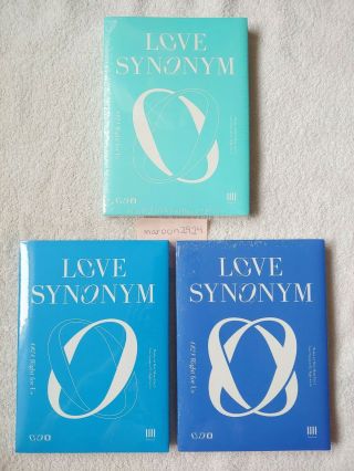 Wonho Love Synonym 2 Right For Us Album Version 1 2 3 -,  [us Seller]