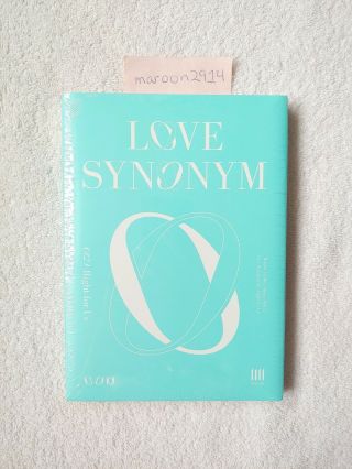 WONHO Love Synonym 2 Right For Us Album Version 1 2 3 -,  [US SELLER] 2