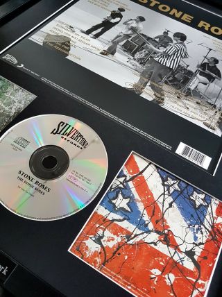 The Stone Roses - Framed Album Artwork & CD Ian Brown RARE 2