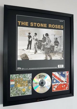 The Stone Roses - Framed Album Artwork & CD Ian Brown RARE 3
