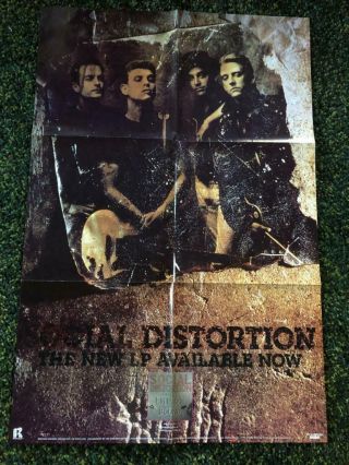 1988 Social Distortion Prison Bound Album Poster 36 " X24 " Punk Rock Mike Ness