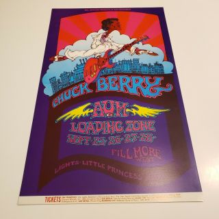 Fillmore Concert Poster Bg - 193 Chuck Berry 1969
