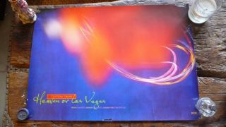 Cocteau Twins Heaven Or Las Vegas Promo Poster,  1990.  60 X 42cm.  Indie Pop