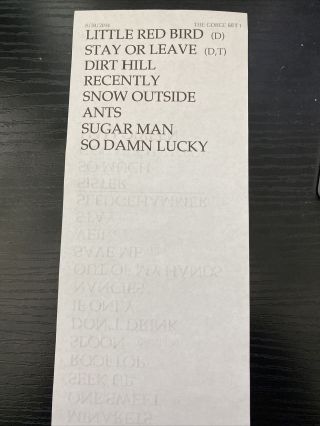Dave Matthews Band Setlist The Gorge 8/30/14 Set 1 And Set 2