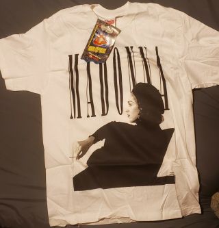 Madonna Large T - Shirt.  Wrinkled But With Tag.