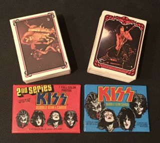 Vintage & Rare (kiss Aucoin Mgt) 78 Bubblegum Cards & Wrappers 1 - 132 Full Set