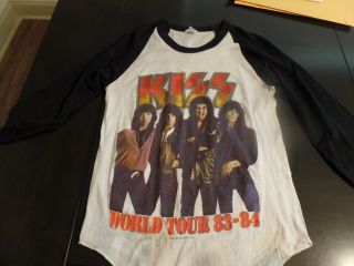 Kiss,  1983,  Vintage Lick It Up Tour Jersey (not Aucoin)