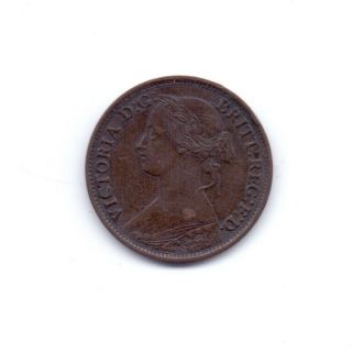 1864 Canada Bronze Nova Scotia ½c Half Cent Coin Canadian Queen Victoria