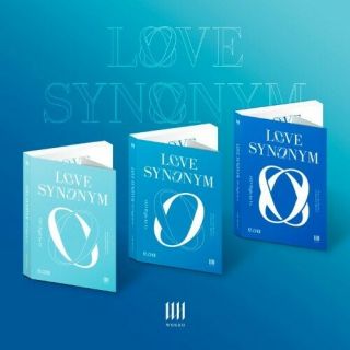Wonho Love Synonym 2 : Right For Us 1st Mini Album Part.  2 3ver Set All Package