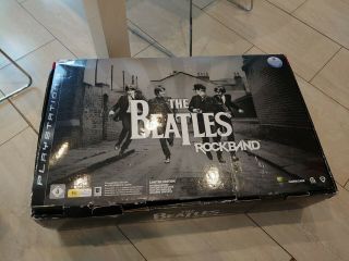 Rare Ps3 The Beatles Rockband Limited Edition Set