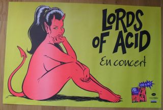 Lords Of Acid Techno Electro French Concert Poster 