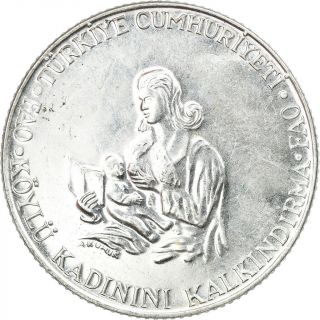 [ 744101] Coin,  Turkey,  500 Lira,  1980,  Ef,  Silver,  Km:940.  1