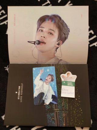 Bts Love Yourself Tour In Seoul Dvd Official Photocard,  Fold Poster Jimin