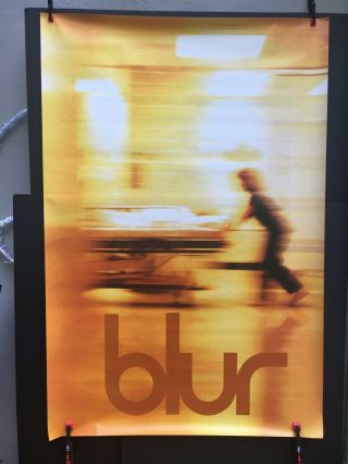 Blur Giant 1996 Uk Tube Station Poster Brit Pop Damon Albarn Graham Coxon