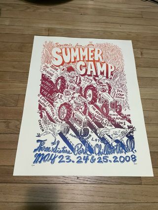 Jim Pollock Summer Camp 2008 Phish Poster Art Print.  Signed And Numbered