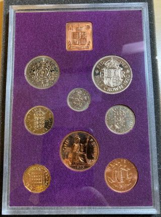 Great Britain 1970 Proof Set With Holder And Papers,  Km Ps - 26