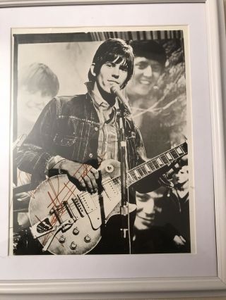 Keith Richards Signed/ Autograph 1960’s Photo Rolling Stones