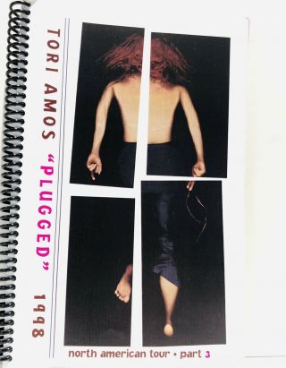 Tori Amos Itinerary Tour Book “plugged” 1998 North American Tour Part 3