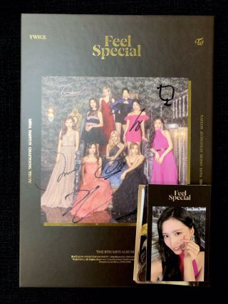 Twice Feel Special Autographed Signed Album Promo ‘not For Sale’ Photocards