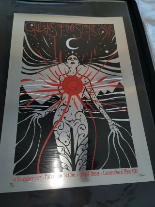 Malleus Rock Art Lab Queens Of The Stone Age Foil Poster