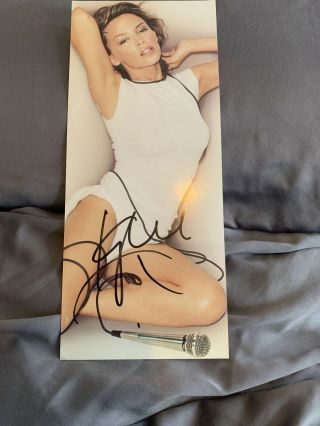 Kylie Minogue Signed Autographed Promo Photo Rare