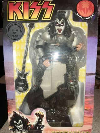 Kiss Band Gene Simmons Destroyer Cold Cast Figurine Statue 2002 Numbered Figure