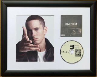 Eminem /limited Edition /framed/photo & Cd Presentation /the Marshall Mathers Lp