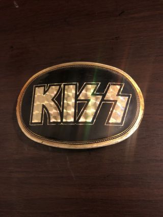 1976 Kiss Prism Logo Belt Buckle - Pacifica Manufacturing