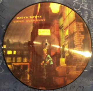 David Bowie The Rise & Fall Ziggy Stardust 12” Inch Picture Pic Disc & C0ver