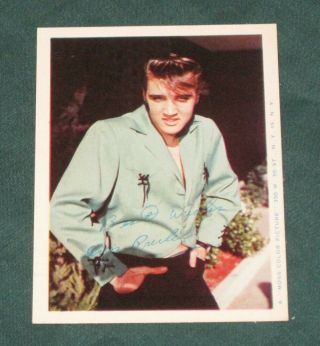 Elvis Presley Epe Wallet Moss Photo 1956 Nm Frontier Hotel Las Vegas
