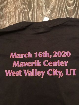 Tool Tour Shirt - West Valley City,  UT - XL - Maverik center 2020 3