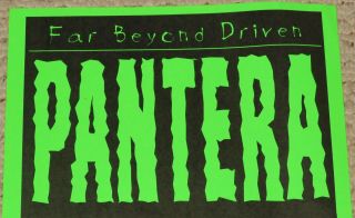 Pantera,  Prong,  Sepultura Concert Poster 1994 San Jose CA Far Beyond Driven 2