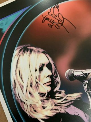 Heart Music Ann and Nancy Wilson Autographed Signed Love Alive Tour Poster 3