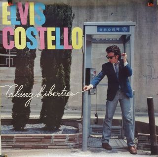 Elvis Costello - " Taking Liberties " Large Promo Poster,  36 X 36 " Nm