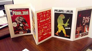 Pearl Jam 1998 Yield Tour Postcard Set