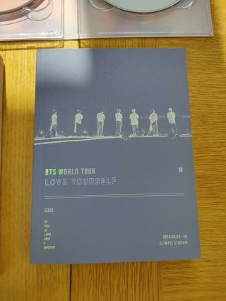 BTS Love Yourself world tour in Seoul Concert DVD (No Photocard) 3