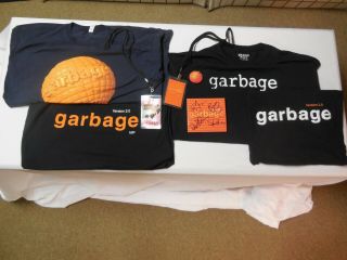 Garbage Band Signed Cd & Vip Package - Bag T Shirts Xl 2xl 3xl - Backstage Passe