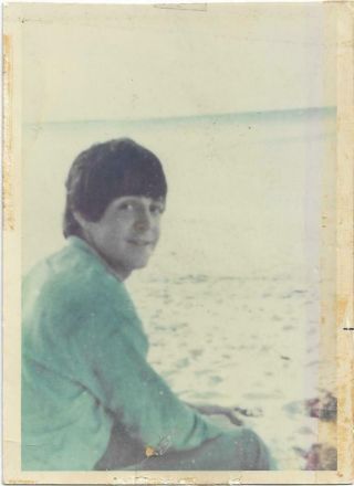 Beatles,  (type 1) Snapshot Of Paul Mccartney,  Bahamas Feb/mar 1965.